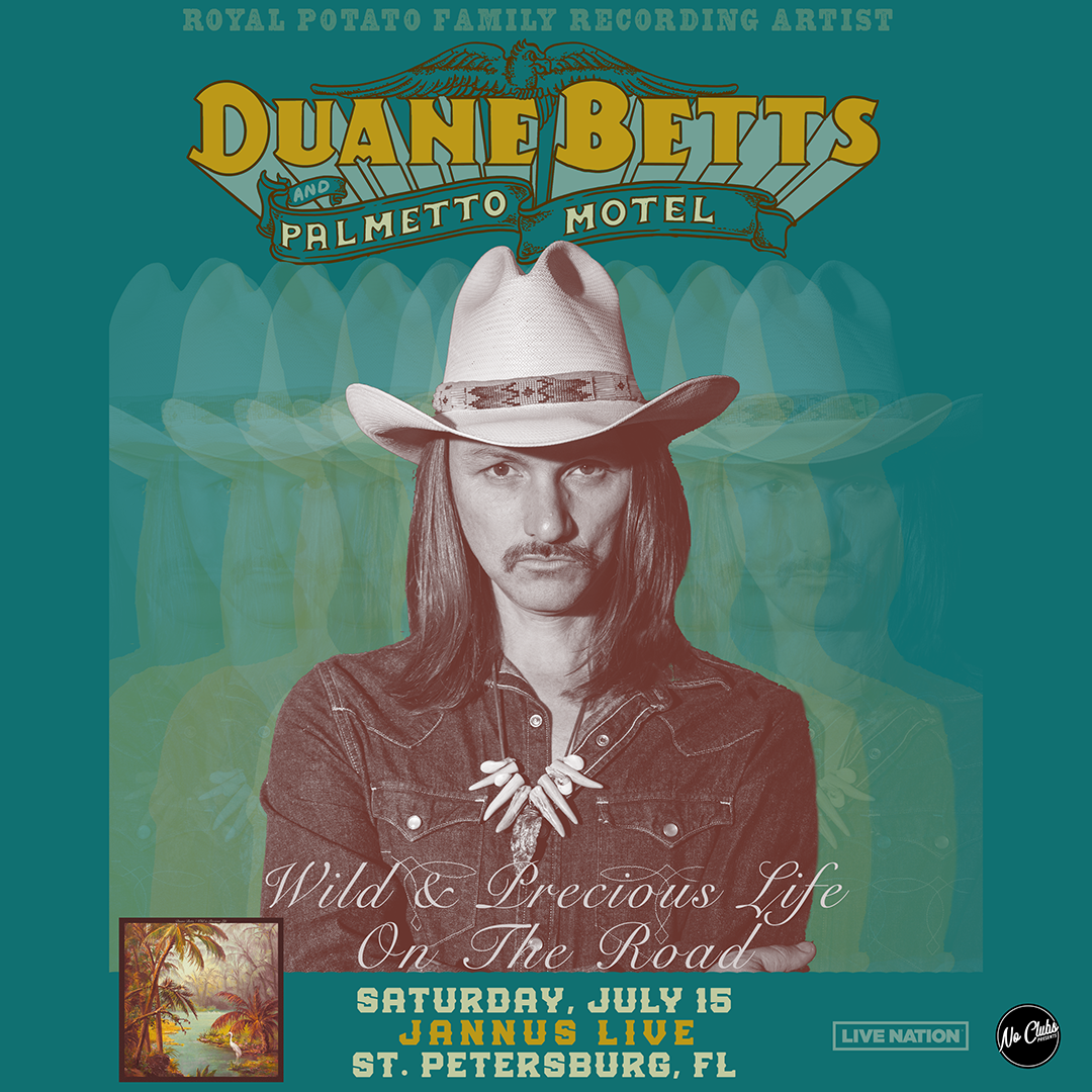 Duane Betts Concert Tickets Tampa St. Pete