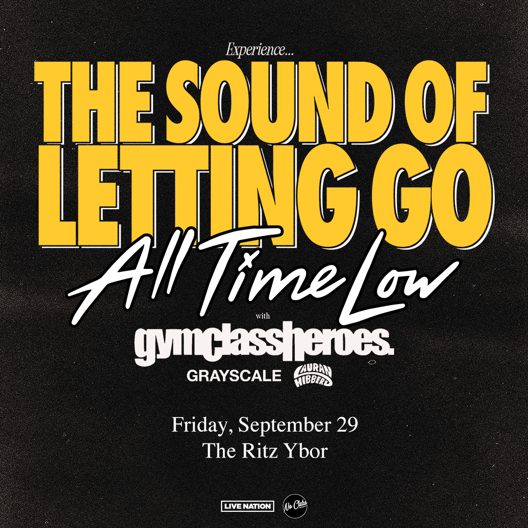 All Time Low Gym Class Heroes Grayscale Lauren Hibberd concert tickets band Tampa Ybor City