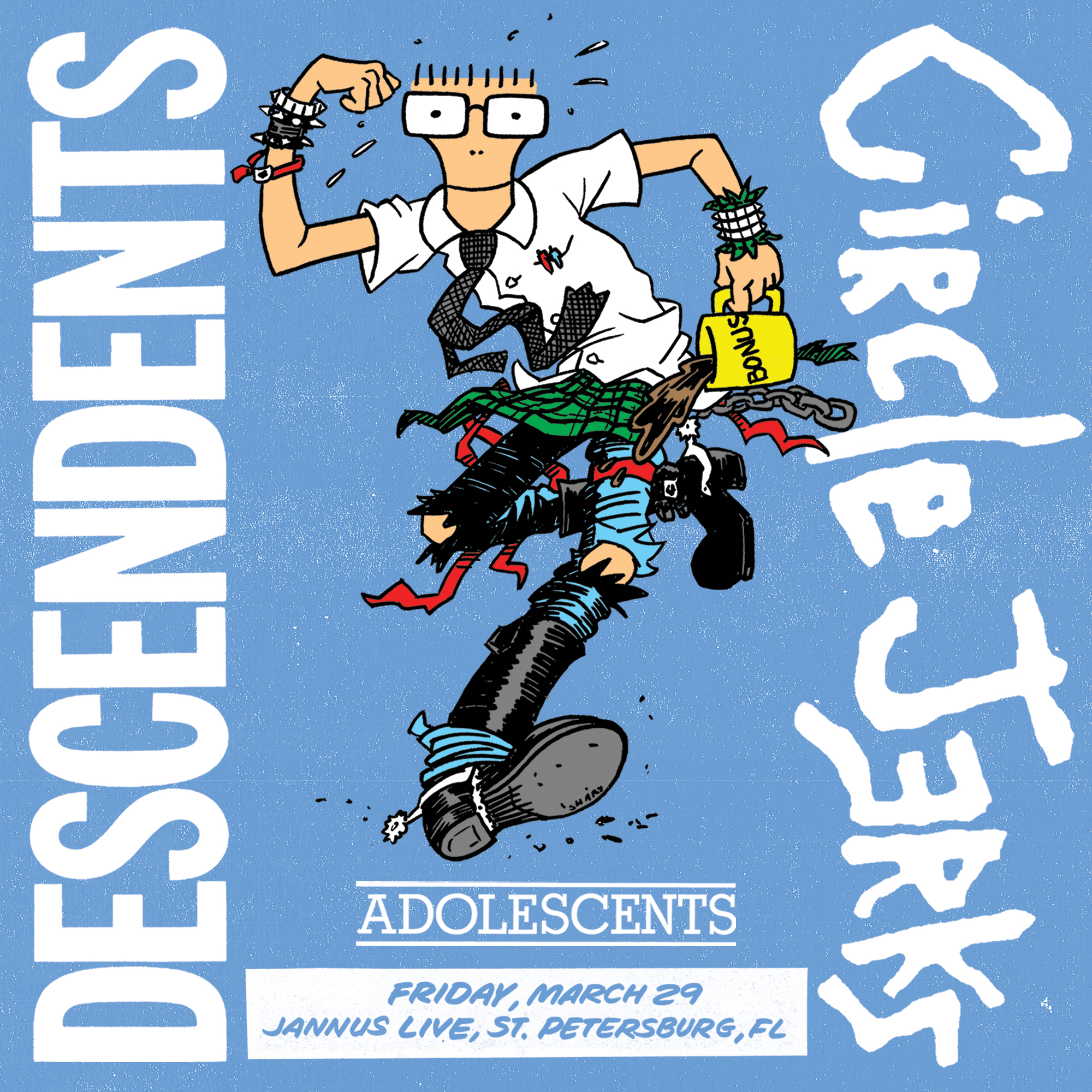 Descendents Circle Jerks Adolescents concert tickets band St Pete