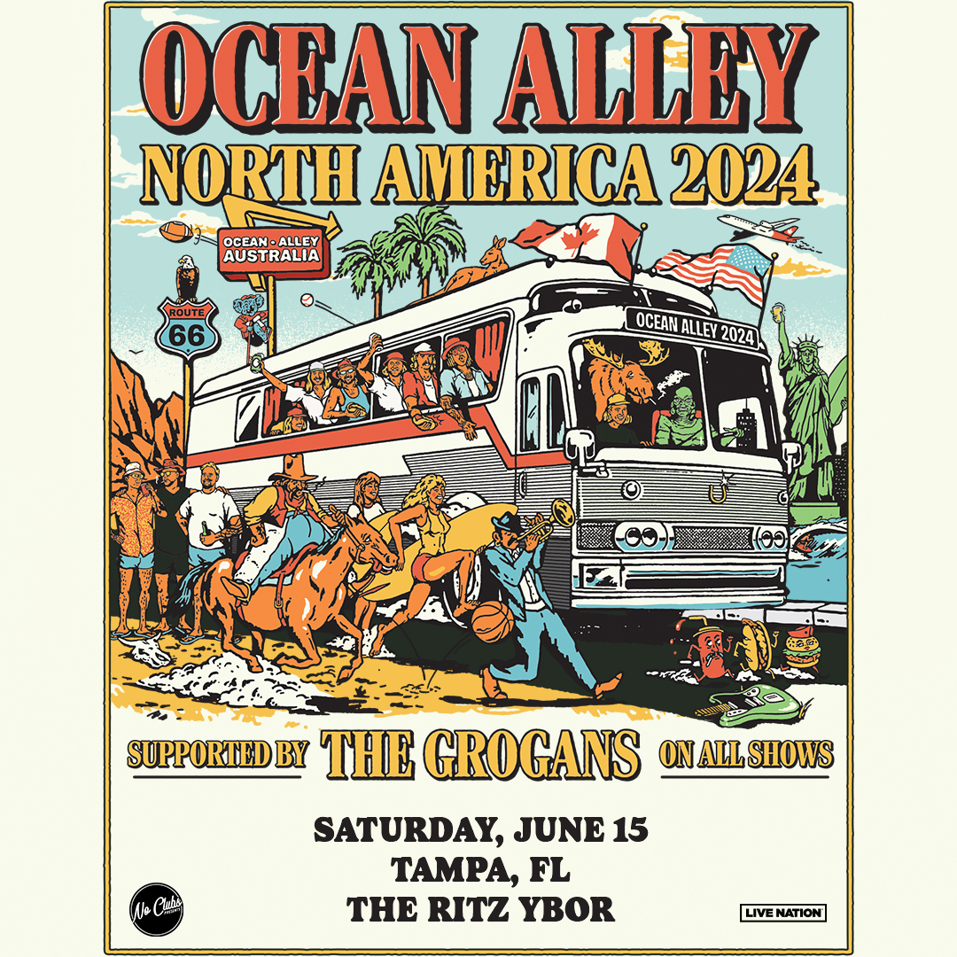 Ocean Alley The Grogans band concert tickets Tampa Ybor City