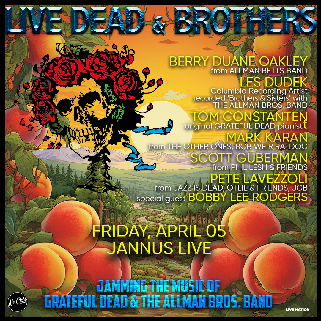 Live Dead & Brothers Grateful Dead Allman Brothers band concert tickets Tampa Bay St. Pete