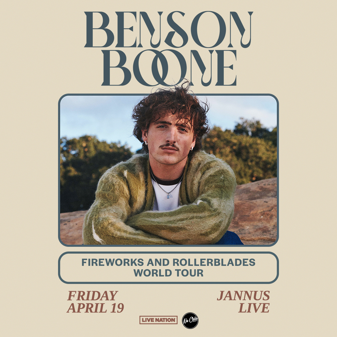 Benson Boone concert tickets St Pete