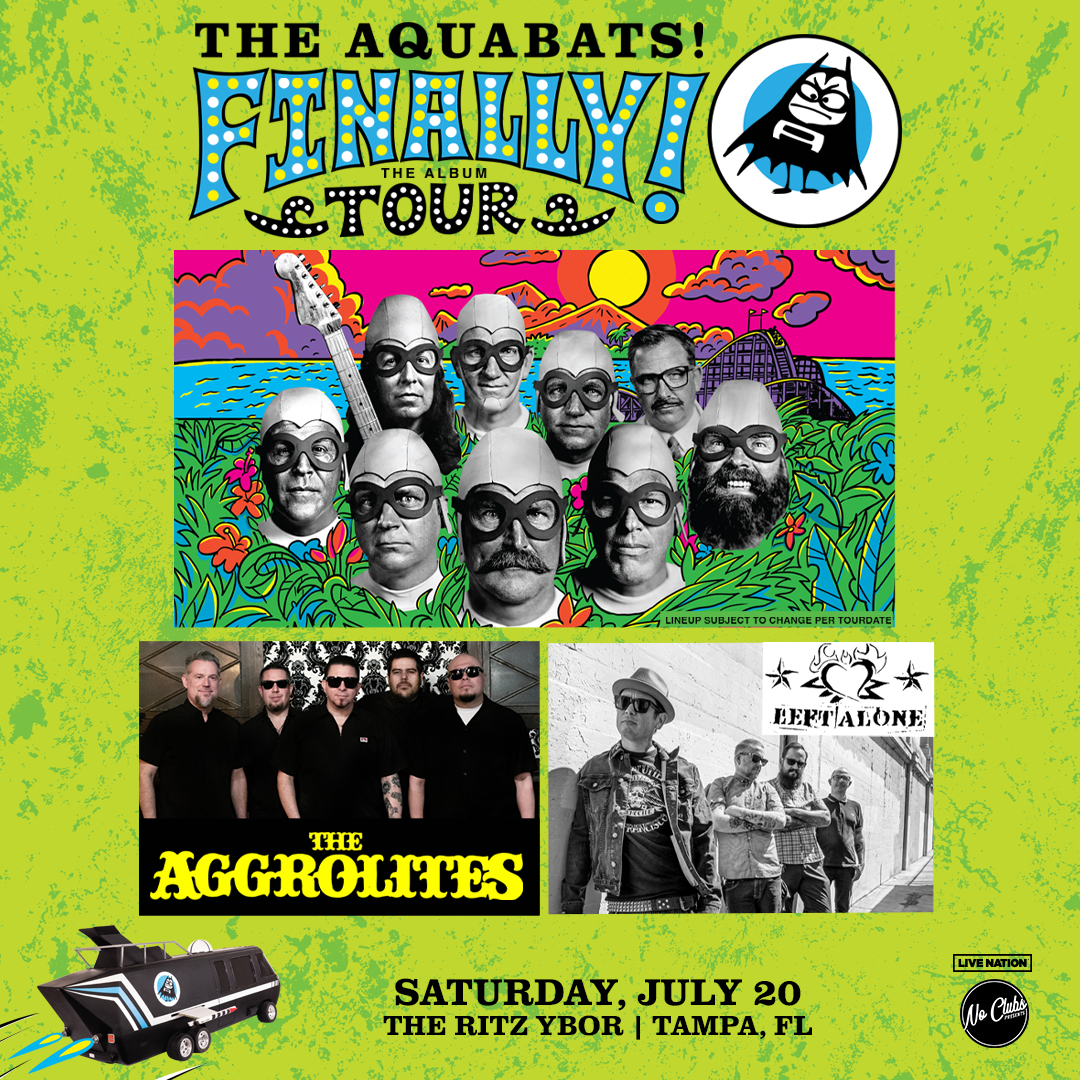 The Aquabats Aggrolites Left Behind band concert tickets tour Tampa